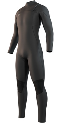 2026 Mystic Mens Evolve Natural Foam 3/2mm Chest Zip Wetsuit 35000.250002 - Black